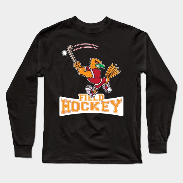 Field Hockey Long Sleeve T-Shirt by maxcode